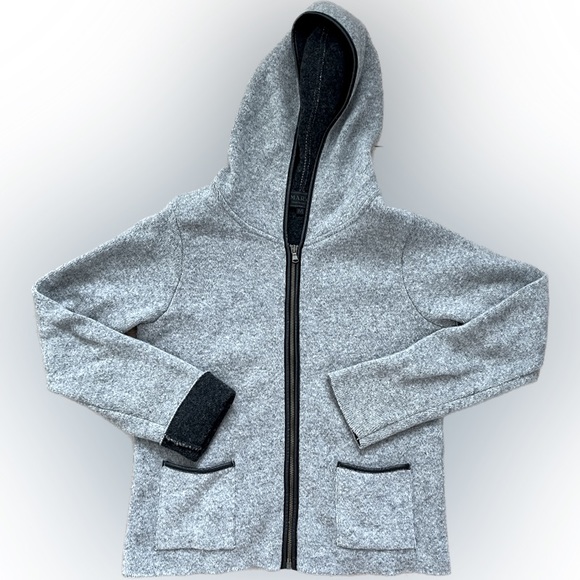 MALLORY  TWO PIECE CROP ZIP UP SWEATER